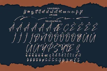 Mastille Attedro Signature font