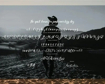 Bugie Classical Modern Script font
