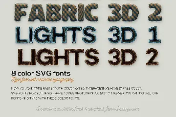 10 Color SVG Fonts 1