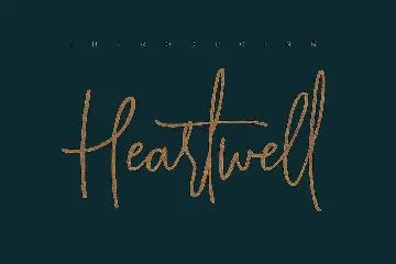 Heartwell Script Font