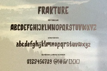 Frakture - The Wild Forest Font