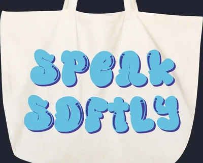 BubbleBloods - Graffiti Display Font