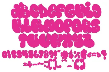 Monk Bones - Bubble Graffiti Font