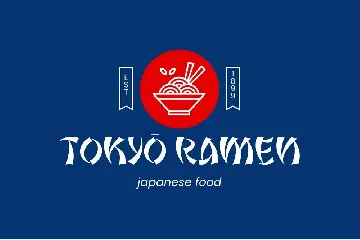 Japan Bento - Japanese Style Display Font