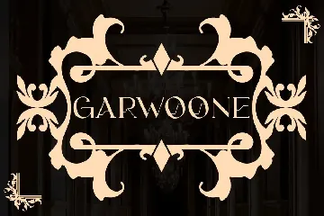 Garwoone Luxury Serif Font