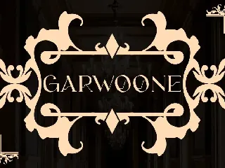 Garwoone Luxury Serif Font