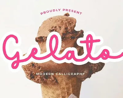 Gelato Modern Calligraphy Font