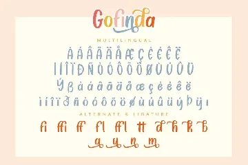 Gofinda Display Handwritten Font