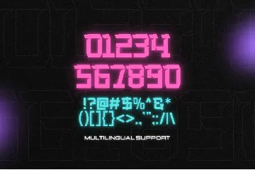 Cyber Track - Futuristic Font