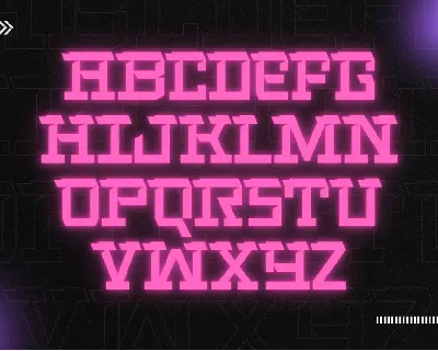 Cyber Track - Futuristic Font