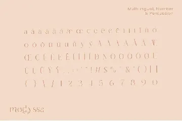 Modyssa Serif Font