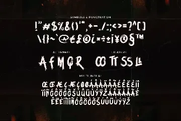 Deadfory - Horror  And Scary Font