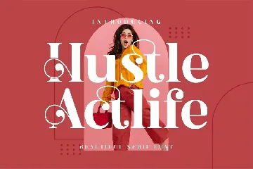 Hustle Actlife Serif font