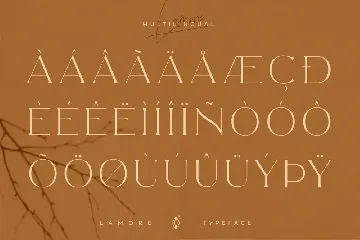 Lamore Sans & Script Typeface - Bold Version font