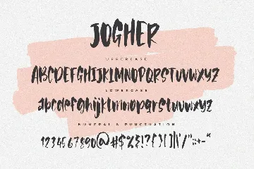 Jogher - The Blogger Brush Font