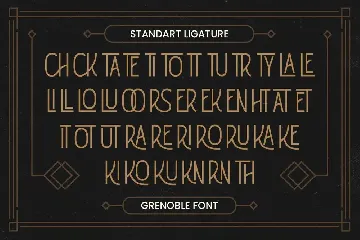 Grenoble font