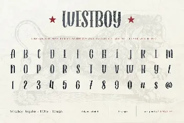 Westboy - Vintage Themed Font
