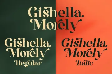 Gishella Morely Serif Font