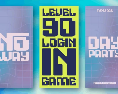 Noser - A Modern Y2K Font