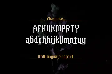 Vorvalla - Gothic Decorative Serif font