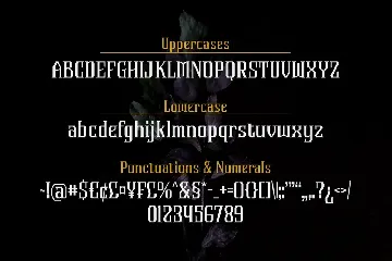 Vorvalla - Gothic Decorative Serif font