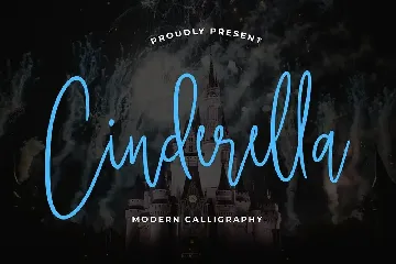 Cinderella Beautiful Calligraphy Font