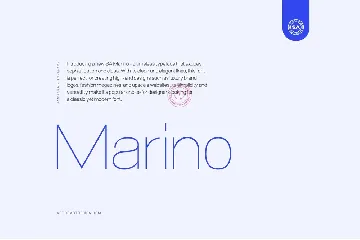 SA Marino Sans Serif Typeface font