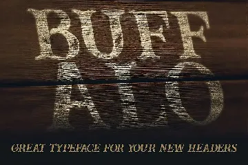 Buffalo Typeface font