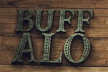 Buffalo Typeface font