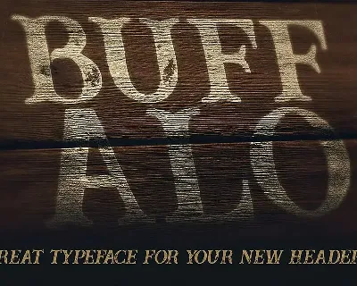 Buffalo Typeface font