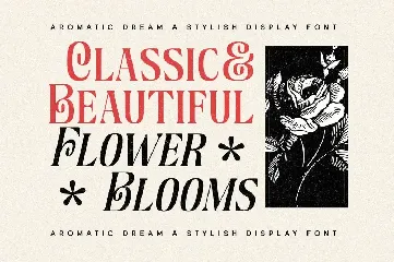 Aromatic Dream font