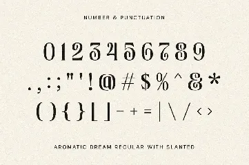 Aromatic Dream font