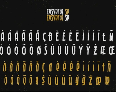 Exsverto Sp font
