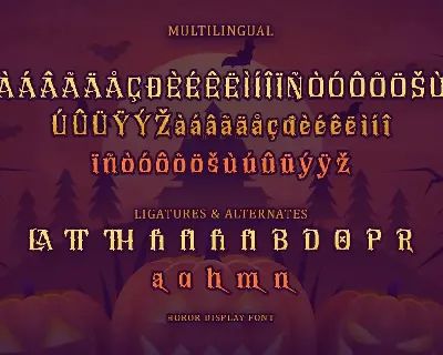 Roar Of Chaos - Horor Display Font