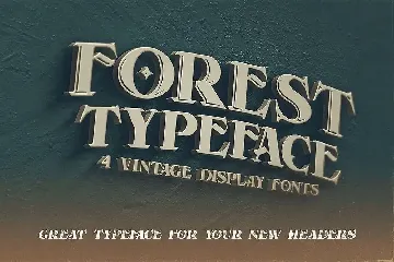 Forest - Display Font