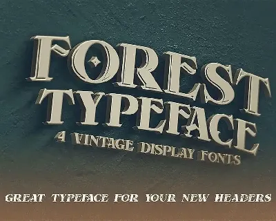 Forest - Display Font