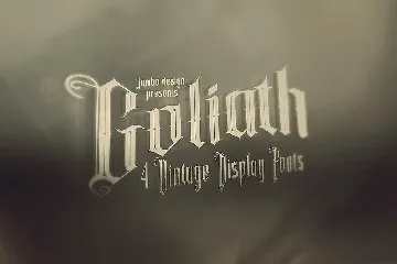 Goliath - Display Font