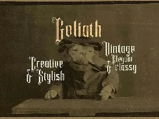 Goliath - Display Font