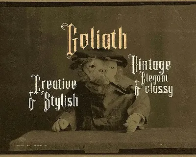 Goliath - Display Font