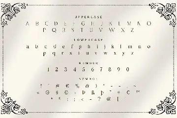 Korcy font