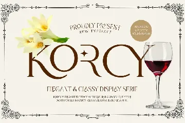 Korcy font