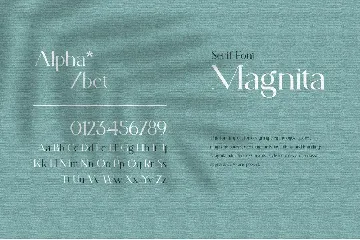 Magnita Serif Font