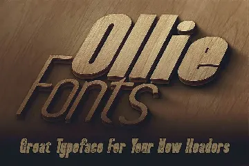 Ollie Typeface font