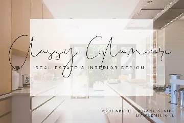 Margareth Elegant Signature Script font