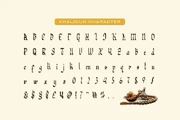 Arabic - Khalidun font