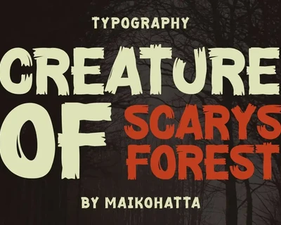 Trick or Dead - Modern Spooky Font