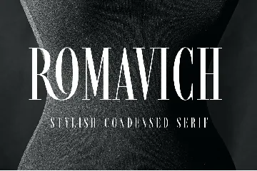 Romavich â€“ Modern Serif font