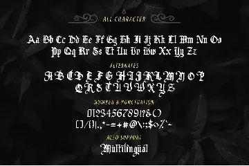 Bugheds - Blackletter Font