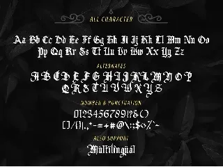 Bugheds - Blackletter Font