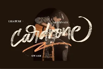 Cardrone Brush font